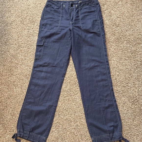 Eddie Bauer Linen Pants 10 Tall - Picture 1 of 4